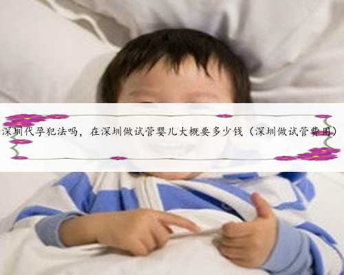 深圳代孕犯法吗，在深圳做试管婴儿大概要多少钱（深圳做试管费用）